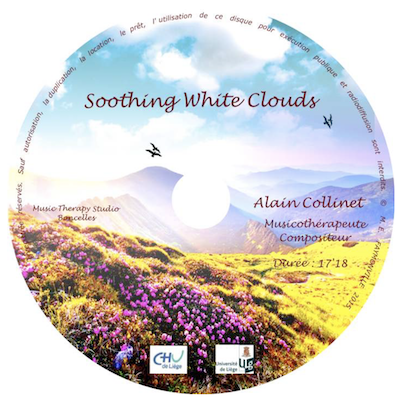 CD Soothing white clouds Alain Collinet for Liège CHU