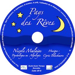 CD Pays des rêves Nicole-Malaise Hypnotherapist