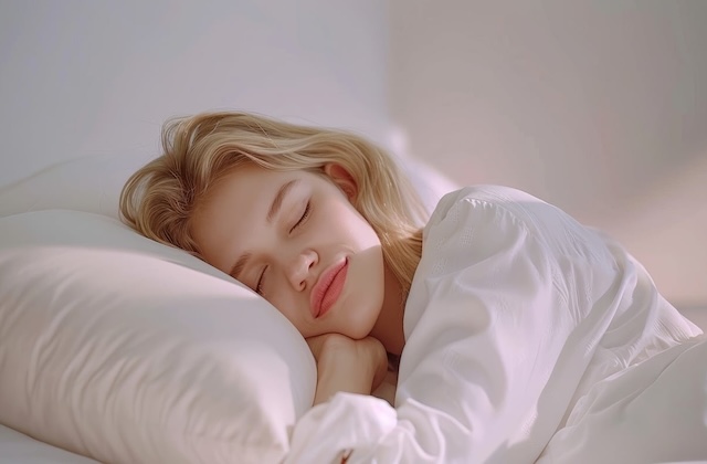 A woman finds sleep again thanks to the Slash Method